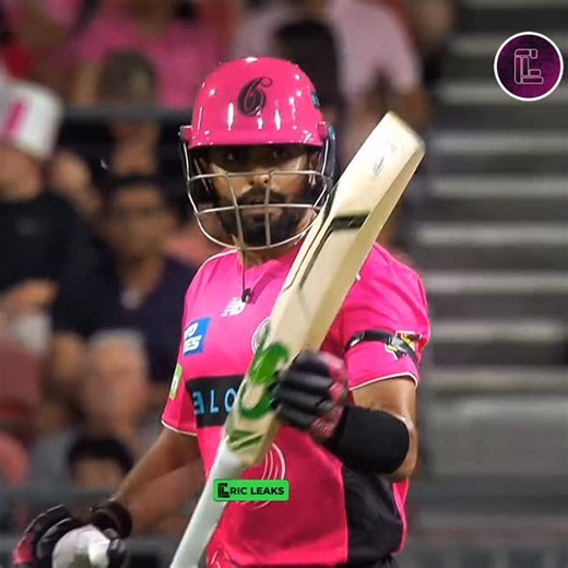 Cric Leaks on Instagram: "Another T20 League, Another T20 Fifty 💥 His 1st in the BBL, 96th of his career － The King Has Arrived 👑 #BabarAzam | #SydneySixers | #BBL25 | #CricLeaks"
