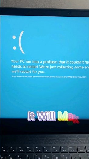 How To Prank Your Friends With Fake Blue Screen Of Death #viral #shorts #prankingfriend #bsodprank