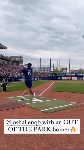 49K views · 318 reactions | JOSH ALLEN HOMER!  (Via @hydecharitysoftball) | Sunday Night Football on NBC | Facebook