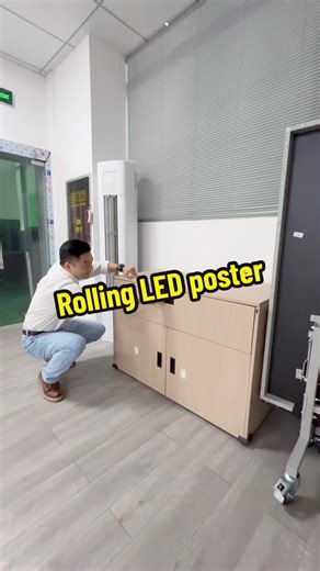 Rolling LED Poster: Endless Possibilities