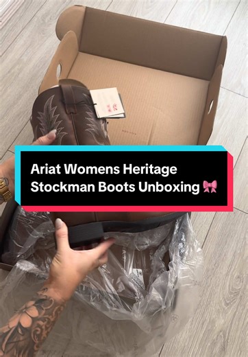 Ariat Women's Heritage Stockman Boots Unboxing Experience