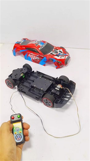 Remote control car / DC motor car Powered by Remote control / Upgrade RC car / RC car with DC motor