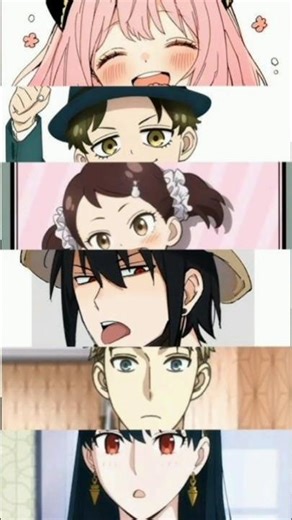 Spy x family#❤️🥰Anyax Damian,loid x yor,Becky blackwell,turi briar,#💖 edits# short#ToonanimTv