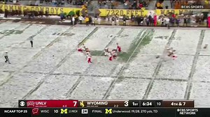 UNLV stays perfect with win over Wyoming after hail storm in Laramie