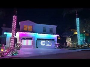 Cartoon Network Christmas Light Show - By Salar Kohnechi