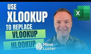 Mind Luster - Learn How to use the XLOOKUP Function in Microsoft Excel Beginners Tutorial