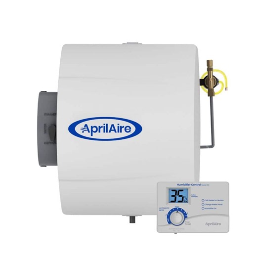 Reviews for AprilAire Model 600 17 gal. for up to 5,000 sq. ft. Whole-House Large Bypass Evaporative Humidifier with Digital Control | Pg 1 - The Home Depot