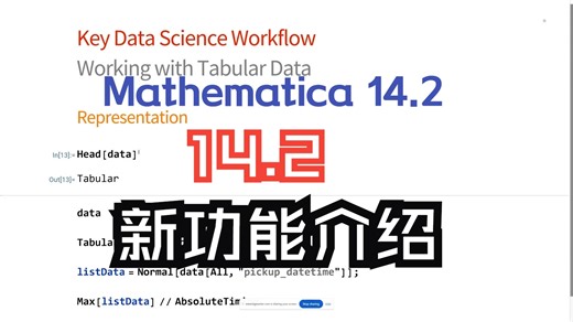 科学计算软件Wolfram Mathematica 14.2新功能介绍
