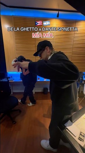Junto a ‪@DanteSpinettaOk‬ 🤟🏻🎶 Nueva canción Mía Mía 💘 #delaghetto
