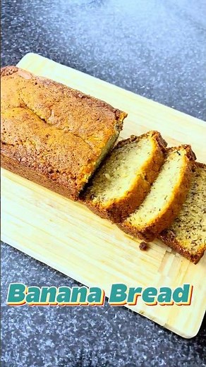 Easy Moist Banana Bread #bananabread #easybread #easybaking #moistbananabread #easyrecipe