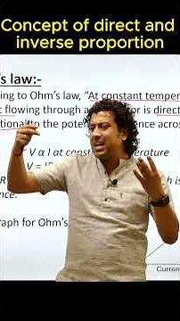 Direct & Inverse Proportion Simplified | Quick Maths Concept #shorts