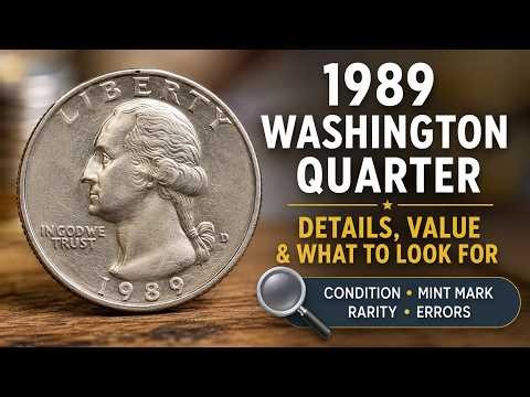 1989 Washington Quarter Value Guide | Rare Errors, Mint Marks & What Collectors Look For