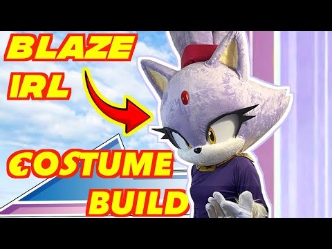I CRAFTED a REALISTIC BLAZE the CAT MASCOT COSTUME COSPLAY From Scratch! also 2026 rewind!