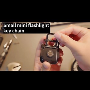 Watch keychain flashlight rechargeable keychain light Illumination on Amazon Live