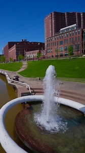 Just the sound of a spring fountain in Cleveland. No music, no commentary — just a quiet moment along the Cuyahoga 🌊 #clevelandohio #cuyahogariver #downtowncleveland #clevelandvibes #fountainview #ohioexplored #visualcleveland #asmrcity #clevideo #clevelandgram #proppedproductions | Propped Productions