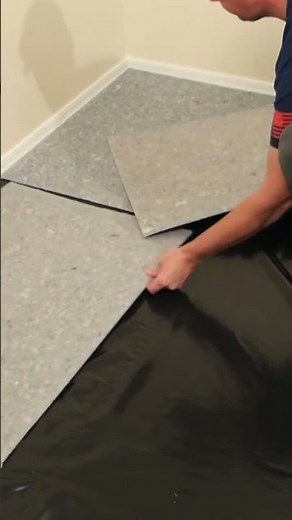 Simple way to fix a gap between your new flooring and baseboard! #flooring #underlayment
