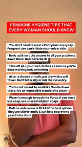 1.4M views · 1.6K reactions | FEMININE HYGIENE TIPS THAT EVERY WOMAN SHOULD KNOW! | Binutu Toluwani | Facebook