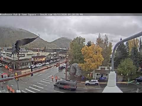 SeeJH.ai: Jackson Hole Cache Street Timelapse - October 11, 2026