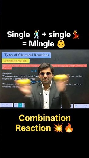Combination Reaction | chemical reactions and equations#class10#science#chemistry#motivation#viral
