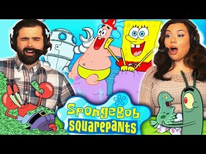 We Watched SPONGEBOB SEASON 9 EPISODE 7 AND 8 For the FIRST TIME! IT CAME FROM GOO LAGOON & SPOT