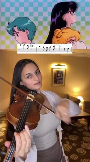 Sailor Moon🌙💫 main theme song🎻✨ #sailormoon #soundtrack #violinist