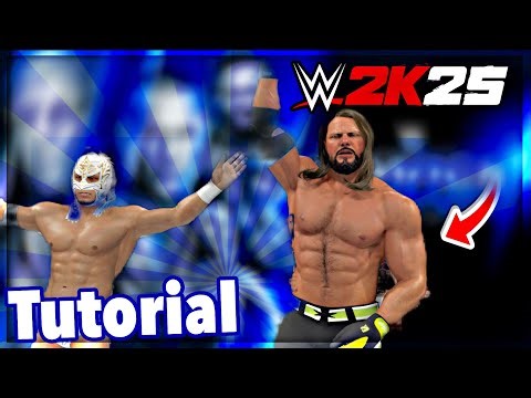 WWE 2K25: How to Create AJ Styles & Dragon Lee a Team (Tutorial)