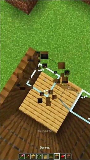 Minecraft When I Need A Survival House... 💀 (World's Smallest Violin) #minecraft #shorts