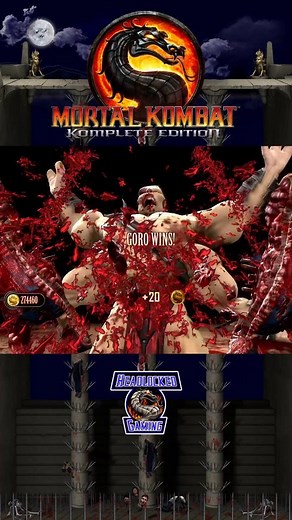 Goro was a brute force in MK9. Are you excited to see him back in Mortal Kombat 1? Do you think he'll just be a Kameo or make the main roster? #MK #MK30 #MK1 #Mortalkombat1 #videogaming | Headlocked Gaming