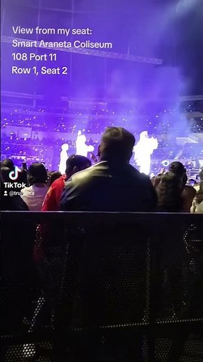 seat reference: Vip seating with SC 108 port 12 row 1 seat 2 Smart Araneta Coliseum #sb19