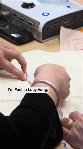 Explore the sacred geometry of paj ntaub with artist and curator Pachia Lucy Vang! Over four Wednesday evenings from October 29–November 19, join us virtually to learn the history and significance of HMong motifs, practice techniques in traditional appliqué and surface pattern design, and create your own dab tsho (embroidered panel) to wear or display. Rooted in sacred geometry—patterns inspired by the natural world and carrying spiritual meaning—paj ntaub preserves motifs passed down for genera