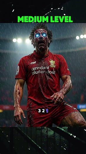 Only True Fans Survive The Zombie Football Challenge #football #legend #shorts