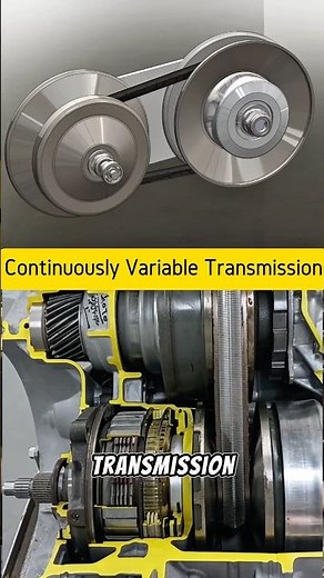 CVT Transmission Works #CVT #CarTech #shorts #engineering