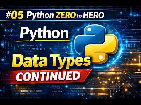 Python Data Types + Examples (Best Beginner Video)