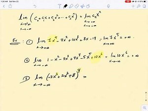 Lecture#19(limits at infinity)-part#3
