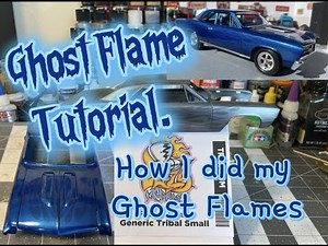 Ghost Flame Tutorial. How I painted the Ghost Flames on my AMT 1967 Chevelle.