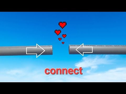 Few People Know This Method! How to connect PVC pipes without connectors