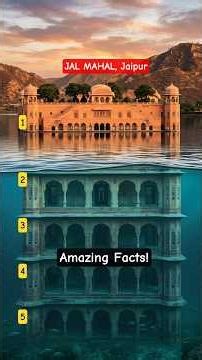 This Palace is 80% underwater!😱 Jal Mahal Jaipur #facts