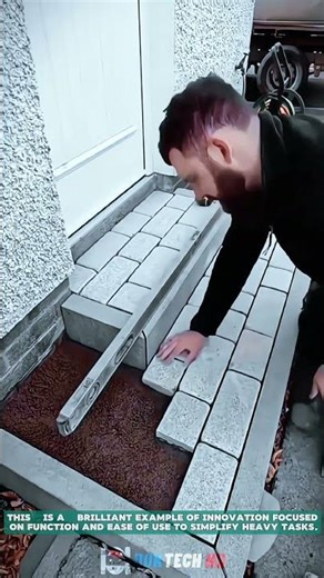 Paving Block Installation Job with Accurate Leveling- Satisfying jobs and machinery in the world