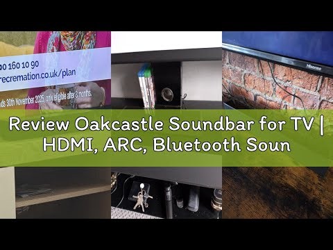 Review Oakcastle Soundbar for TV | HDMI, ARC, Bluetooth Sound bar Wireless Speaker 60W | 2.0 TV Soun