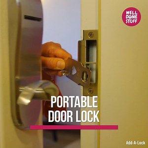 This effective portable door lock can be set up in only seconds | Well Done Stuff