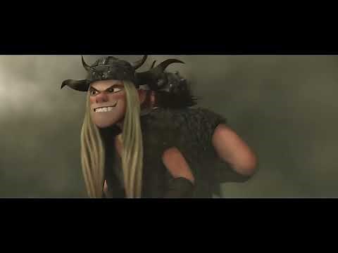 How to train your Dragon - Hiccup scaring Hideous Zippleback with eel snake scene