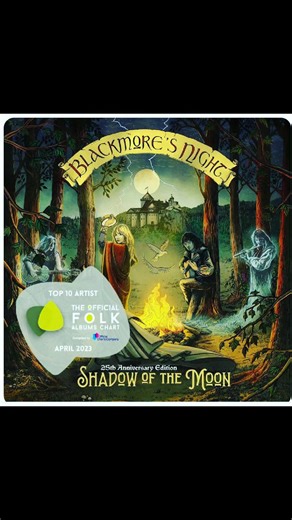 11K views · 777 reactions | Made the top 10 for UK folk music charts! #blackmoresnight #folkmusic #charts | Blackmores Night (Official Site) | Facebook