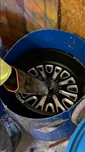 How to Strip Powder Coat from #wheels r