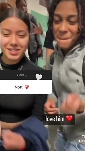 Notti doing a TikTok dance in the school hallway#nottiosama #1417 #longlivenotti #forever14