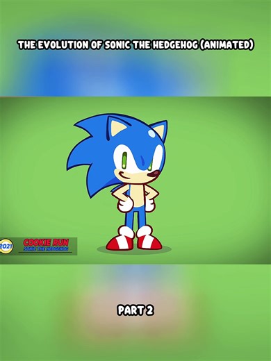 The Evolution of Sonic the Hedgehog (ANIMATED) Part 2#fpy #evolution #sonic #hedgehog #animated