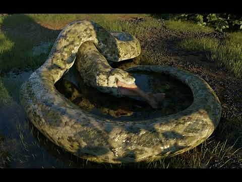 [Slideshow] Eaten by a snake [Vore]