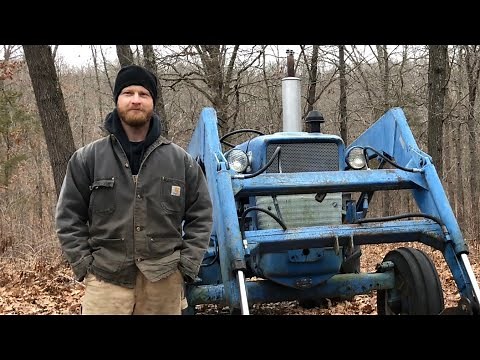 Rebuilt Power Steering Cylinder on Ford 5000 Tractor with Senior Redbeard