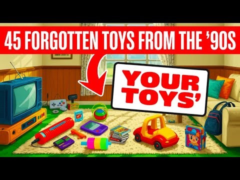 45 FORGOTTEN Toys from 1990s America