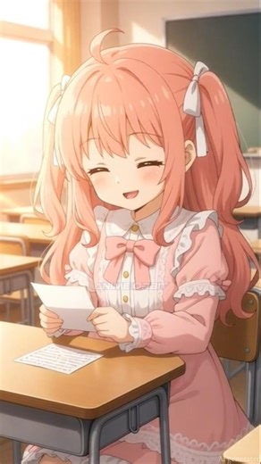 He Left Secret Love Notes Under Her Desk… 💌❤️ | Cute School Anime Love Story | Anime Orbit