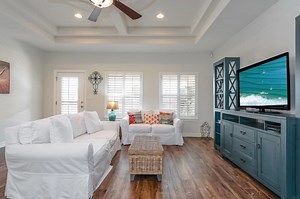 This home is a perfect vacation home for your family. Located in a quiet section of South Padre Island, you will have easy beach access with restaurants and shops in walking distance. https://www.pirentals.com/vacation-rentals/rental/111bel/ Sleep Capacity 8, Max allowed for a family is 10. *Two-Level Home - USE OF STAIRS IS REQUIRED *Kitchen - Well-equipped with full-size appliances and breakfast bar for two *Dining Area - Seats 12 *Downstairs Bedroom - Queen Bed *Downstairs Second Bedroom - Qu